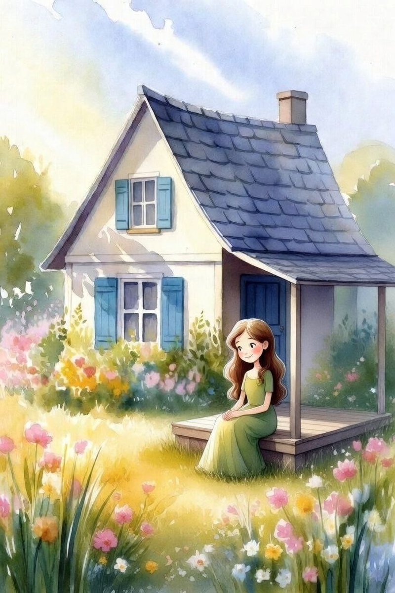 Мама на крылечке (авторское право rikkirayden@yandex.ru)