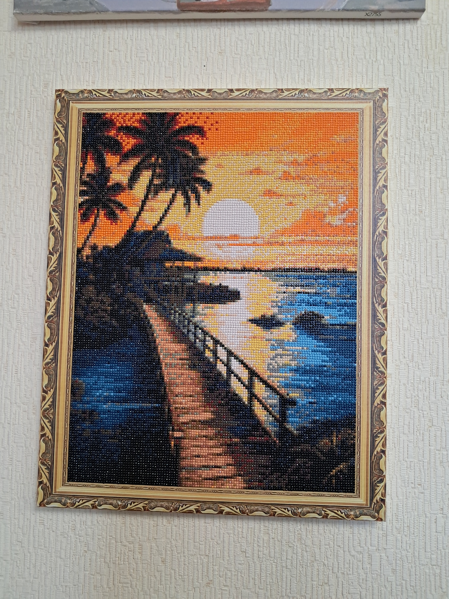 фото автора -закат на море