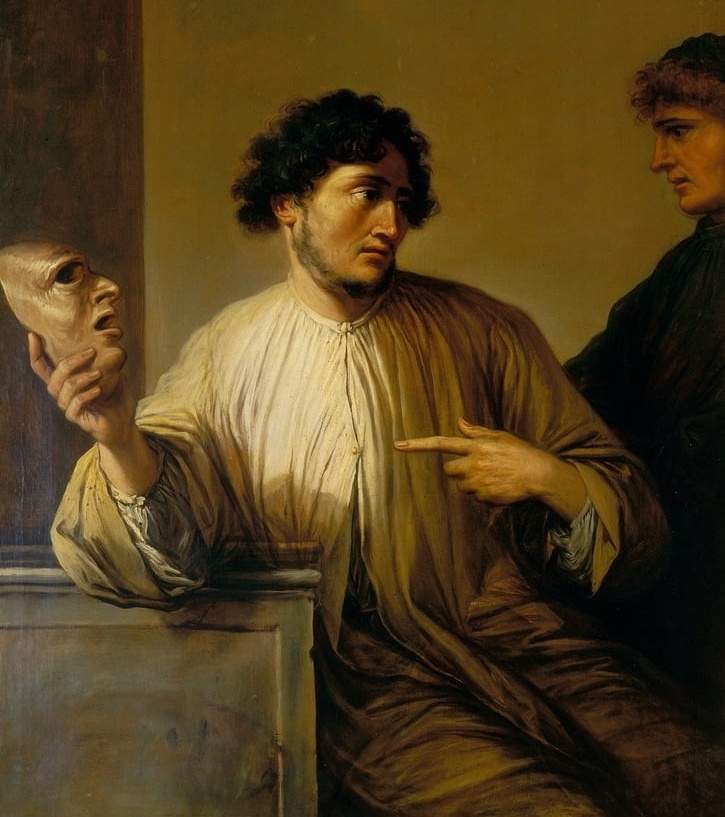     Сальвадор Роза. Ложь (Аллегория лжи). (фрагмент) 1640-е гг.