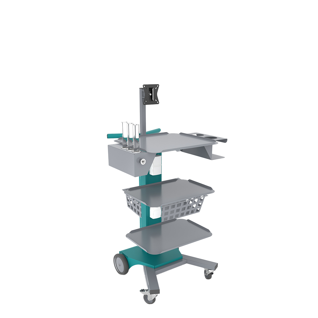 Рис. 2 стойка медицинская для ЭКГ ZERTS (Москва)