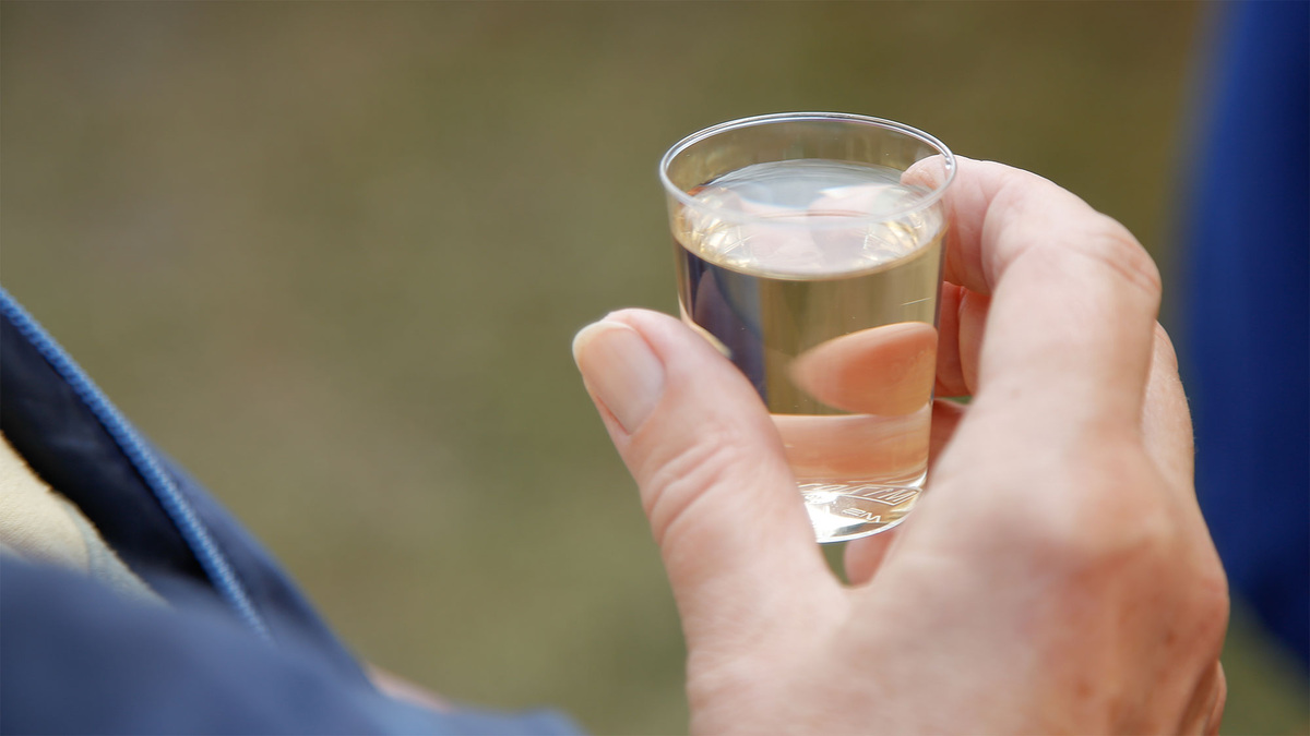    водка рюмка в руке (глп)