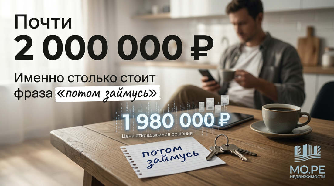 Сколько стоит фраза "потом займусь"