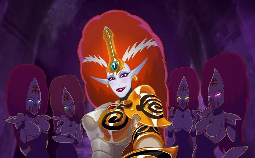 Джайн Зар и Воющие Баньши. Худ. spaceMAXmarine