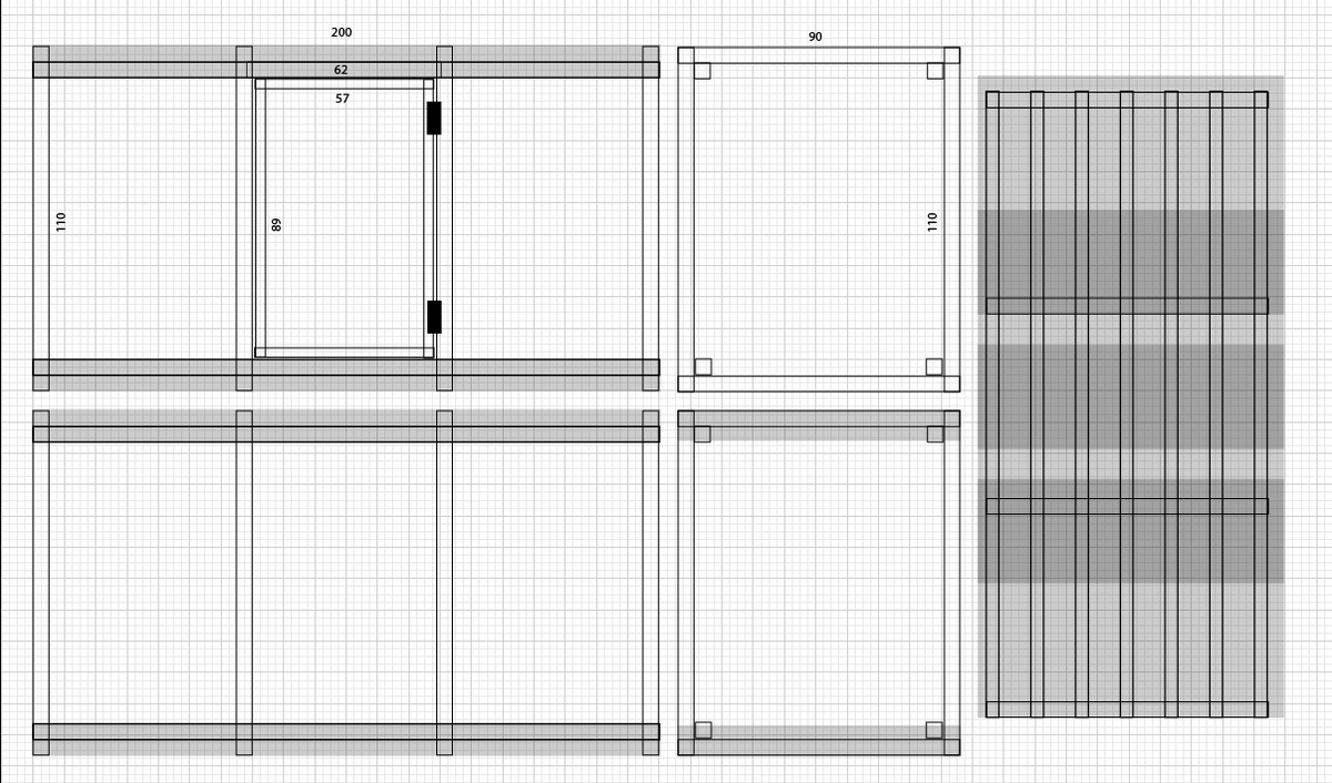 Чертежи вольер.