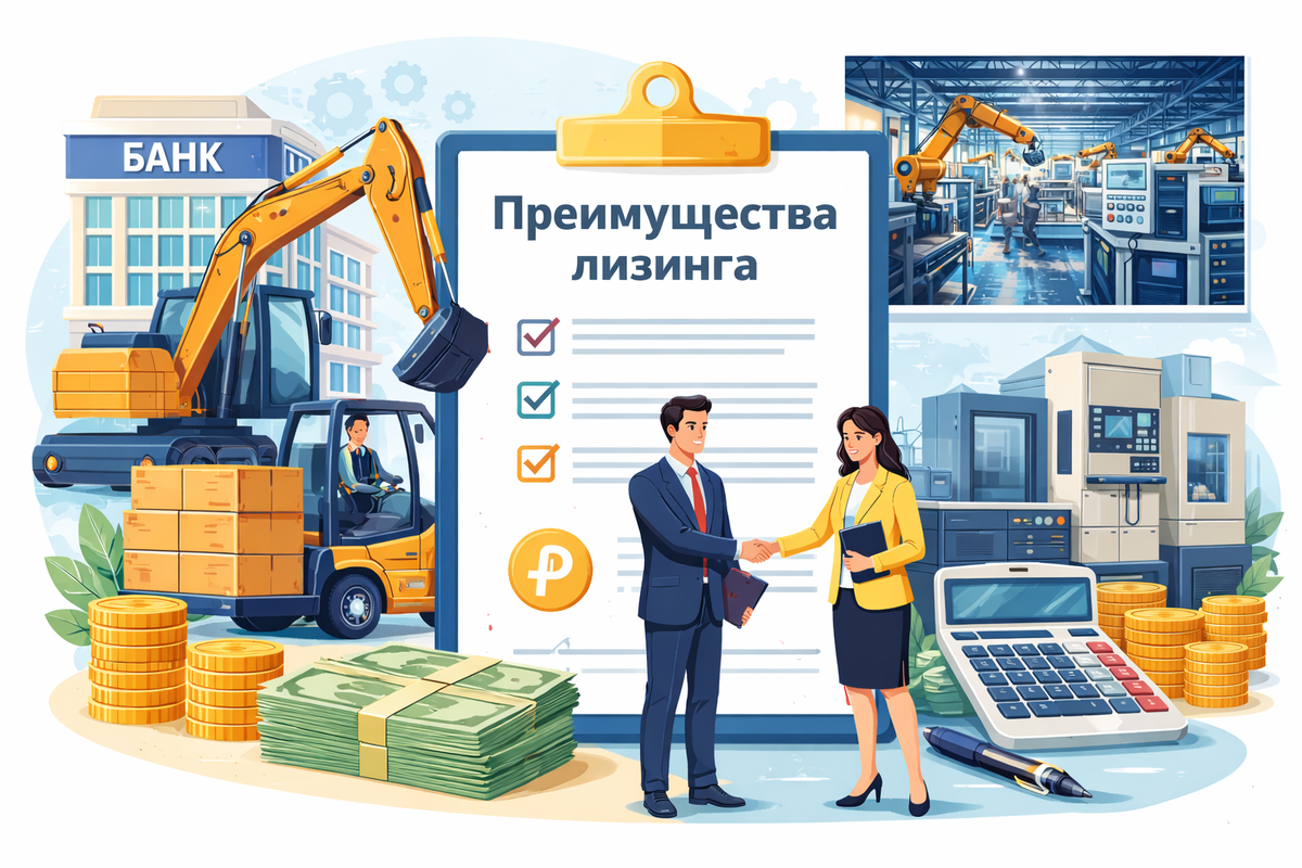 Преимущества лизинга для производственного предприятия
