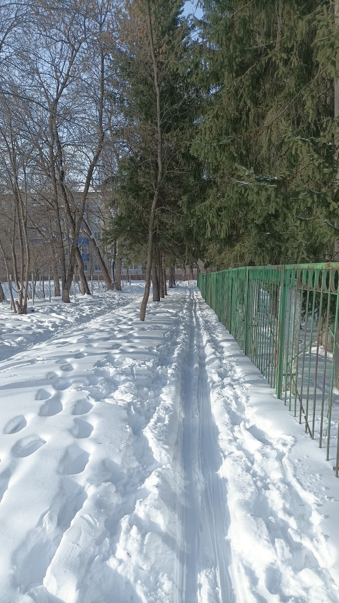 Школьный двор. Личное фото