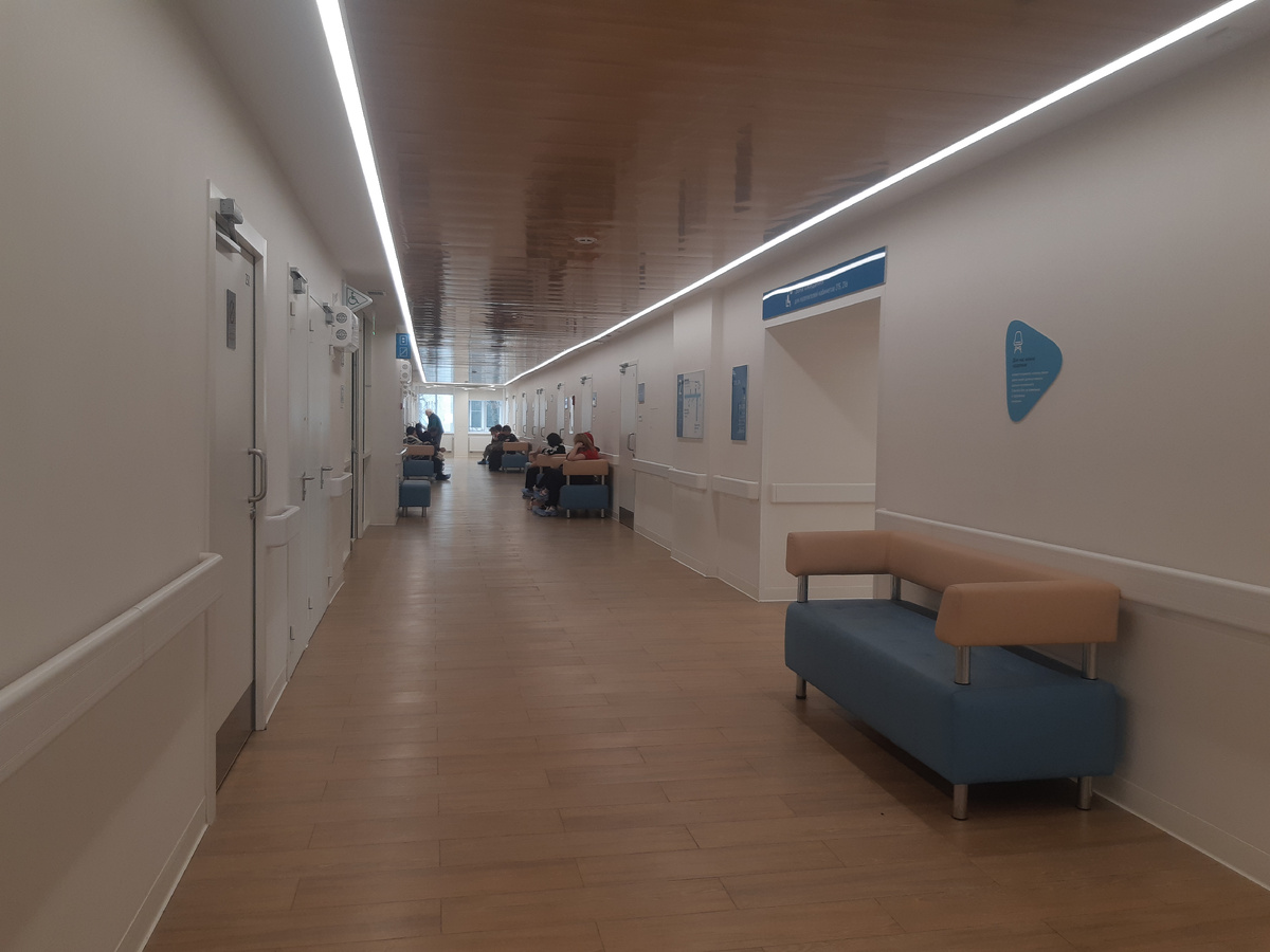 Московская поликлиника внутри