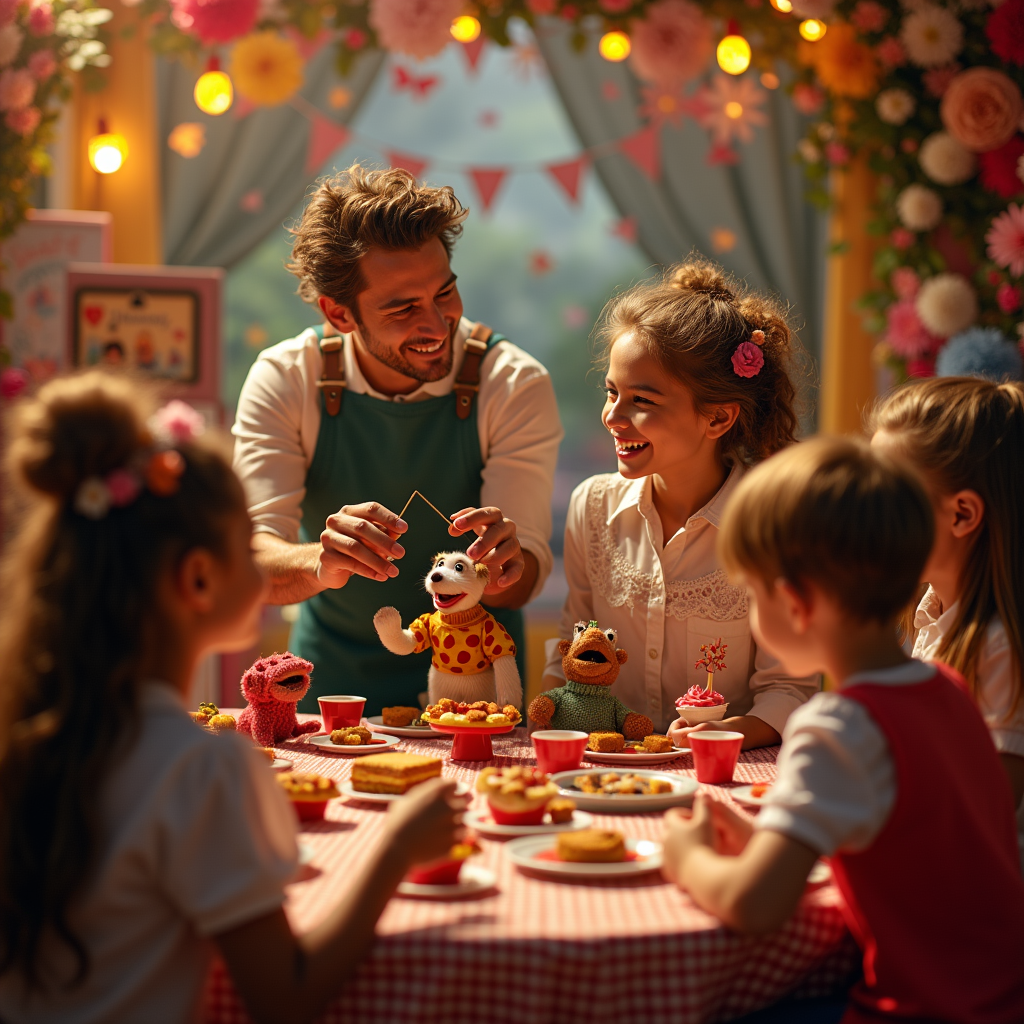    Детские праздники в театре кукол: как организовать волшебное чаепитие и сделать праздник незабываемым Антон