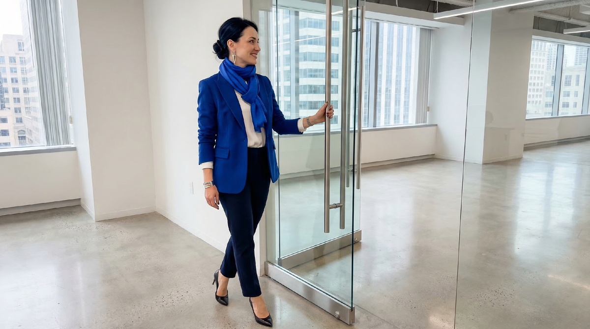 Холодная Зима в одном образе: ледяная ясность, графичность и ни одного лишнего оттенка