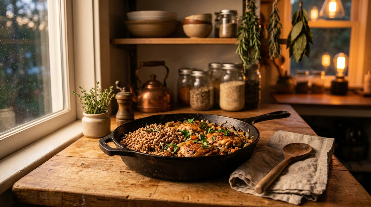 Как обычная гречка с курицей стала главным ужином в нашей семье