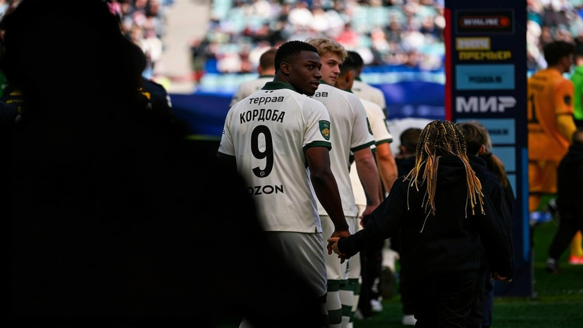    Кордоба стал жертвой расизма. Фото: t.me/fckrasnodar