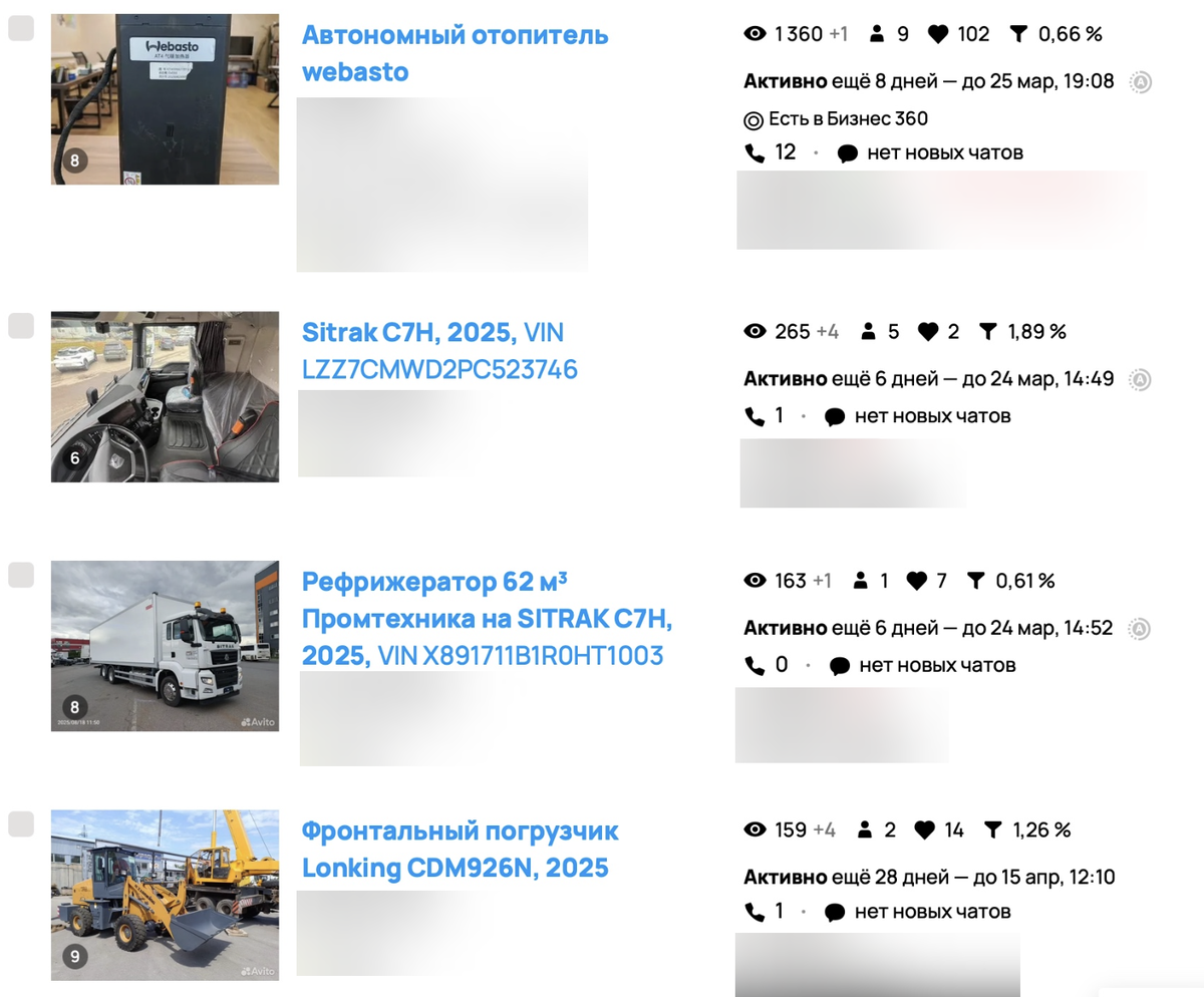 примеры наших объявлений*