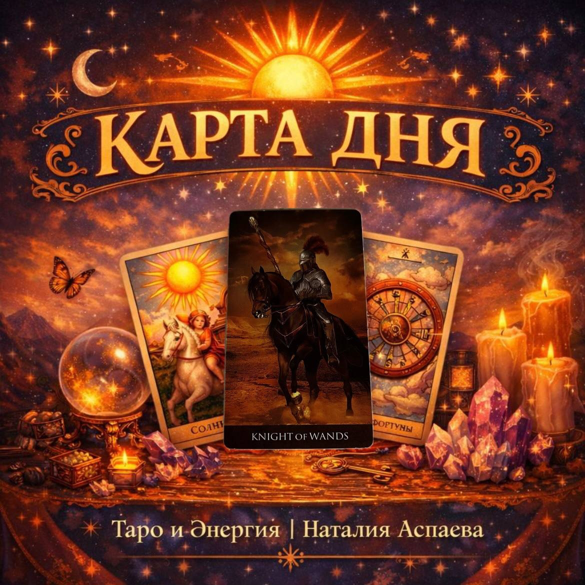 КАРТА ДНЯ ✨ РЫЦАРЬ ЖЕЗЛОВ - 18.03.26 ✨ 