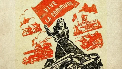 Да здравствует  Парижская коммуна!  Из картинок Яндекса