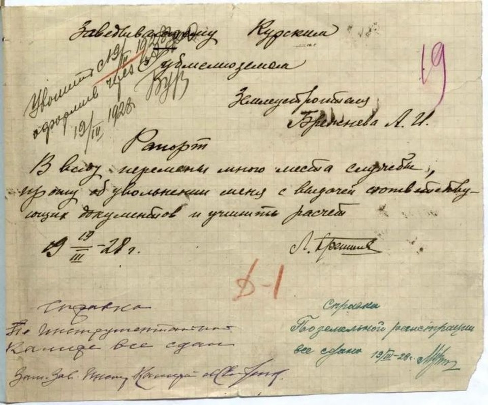    Сотрудники курского архива нашли рапорт Брежнева об увольнении из соцсетей