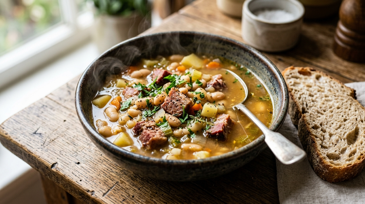 Фасолевый суп за 25 минут, который сытнее мясного