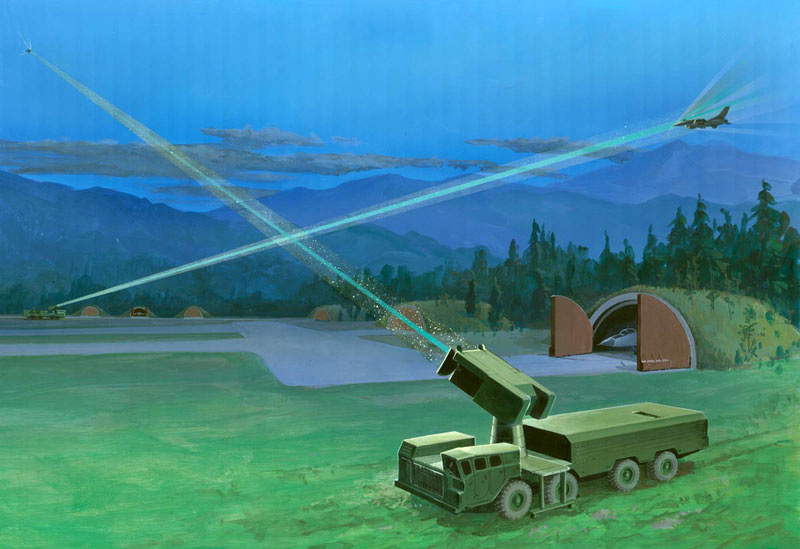 Лазеры идеально подходили для вывода из строя оптико-электронных приборов врага. Изображение: wikimedia.org