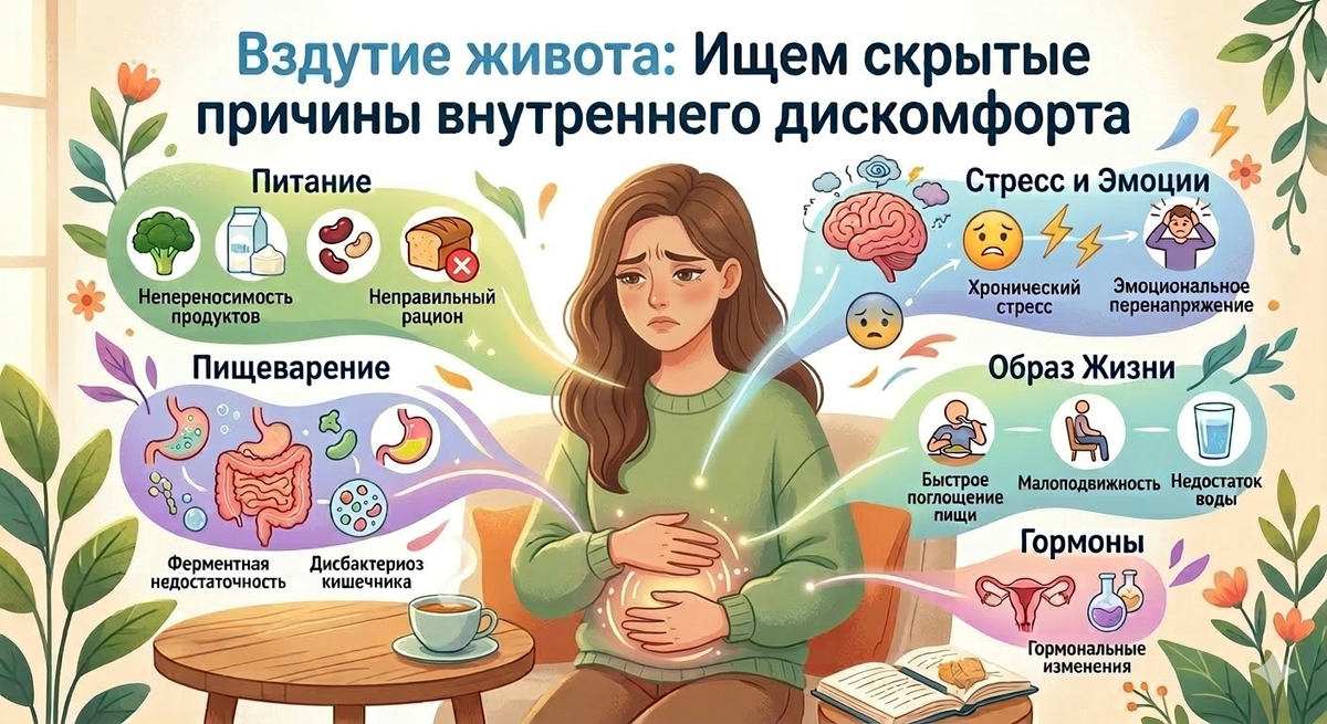 Вздутие живота