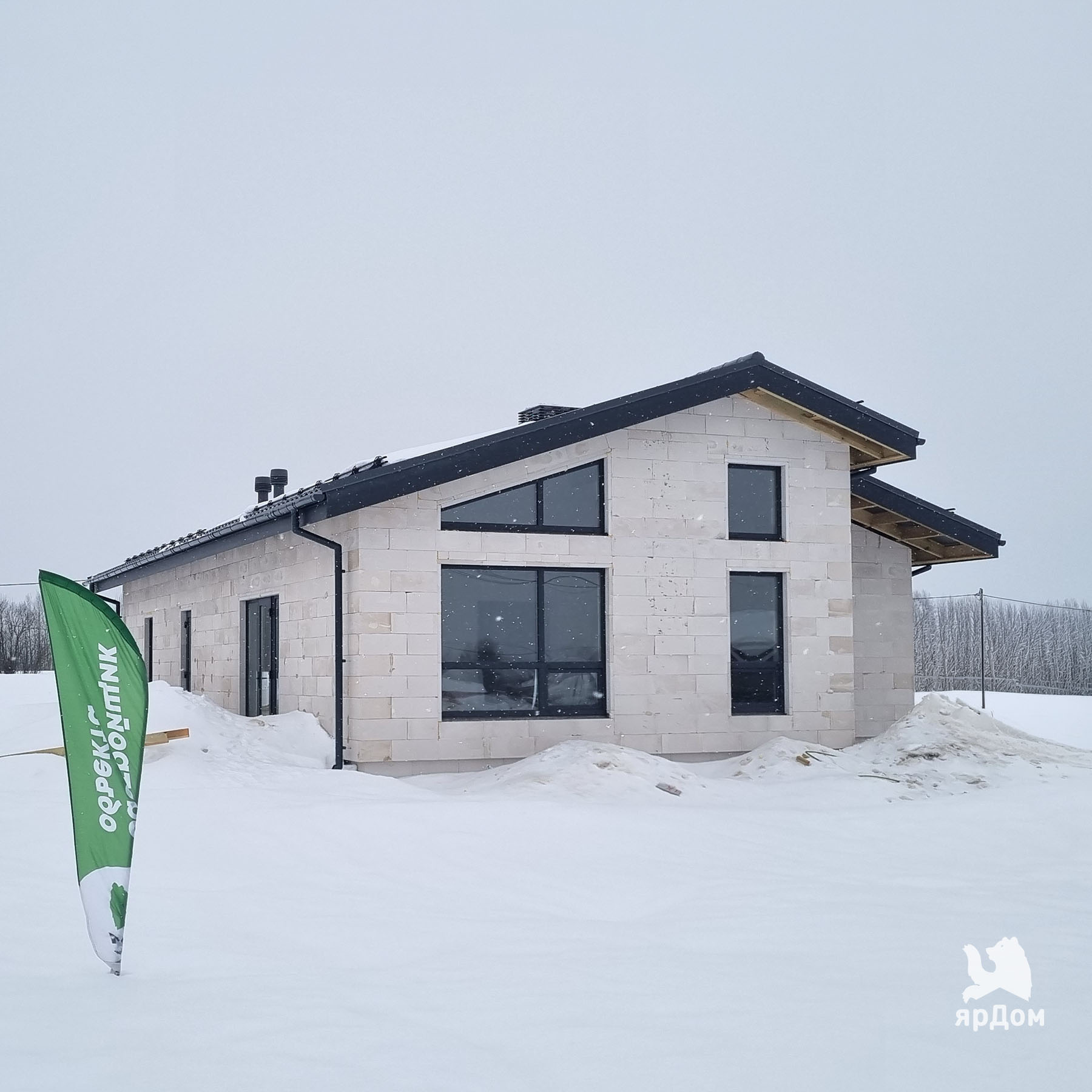 ✅ Завершили этап коробки дома в д. Назарово (г. Рыбинск).