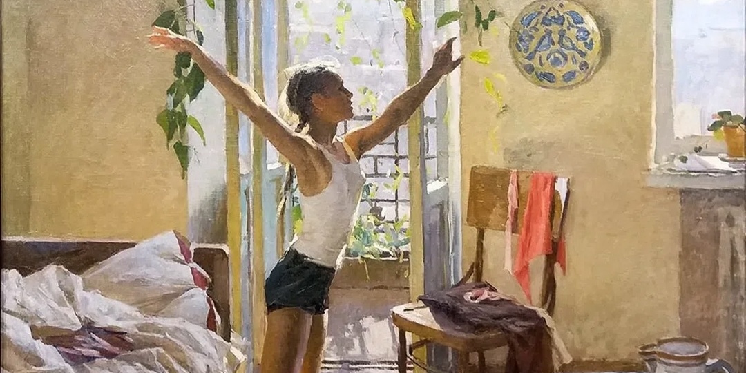 Знаменитая картина «Утро» и самая красивая история любви XX века