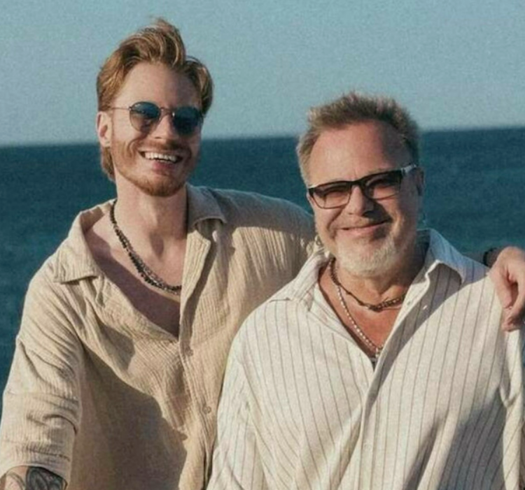 Никита Пресняков с отцом, Владимиром Пресняковым