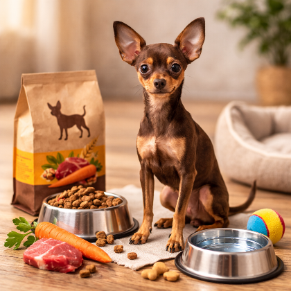 Корм для той-терьера должен быть для мелких пород (Mini / Small)