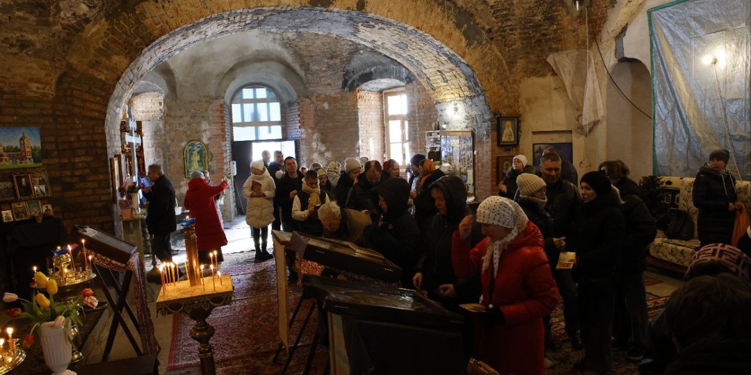 В храме видела прихожан с яркими глазами от радости ...