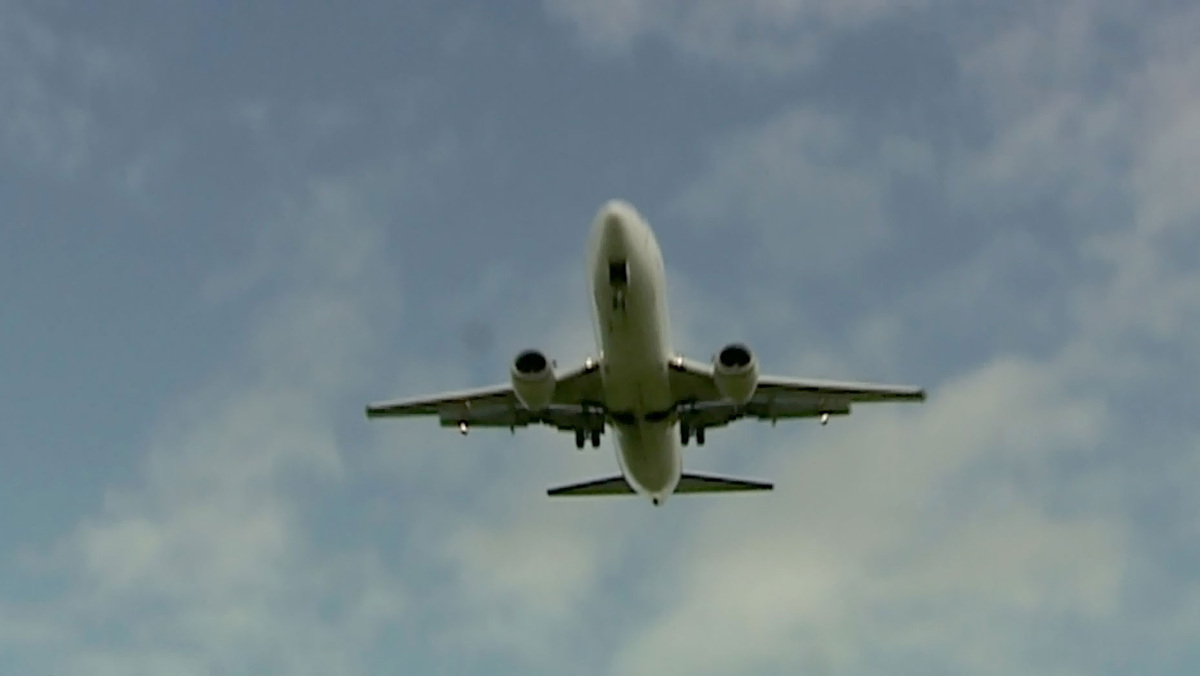    HD самолет лайнер Боинг Аэробус взлет посадка