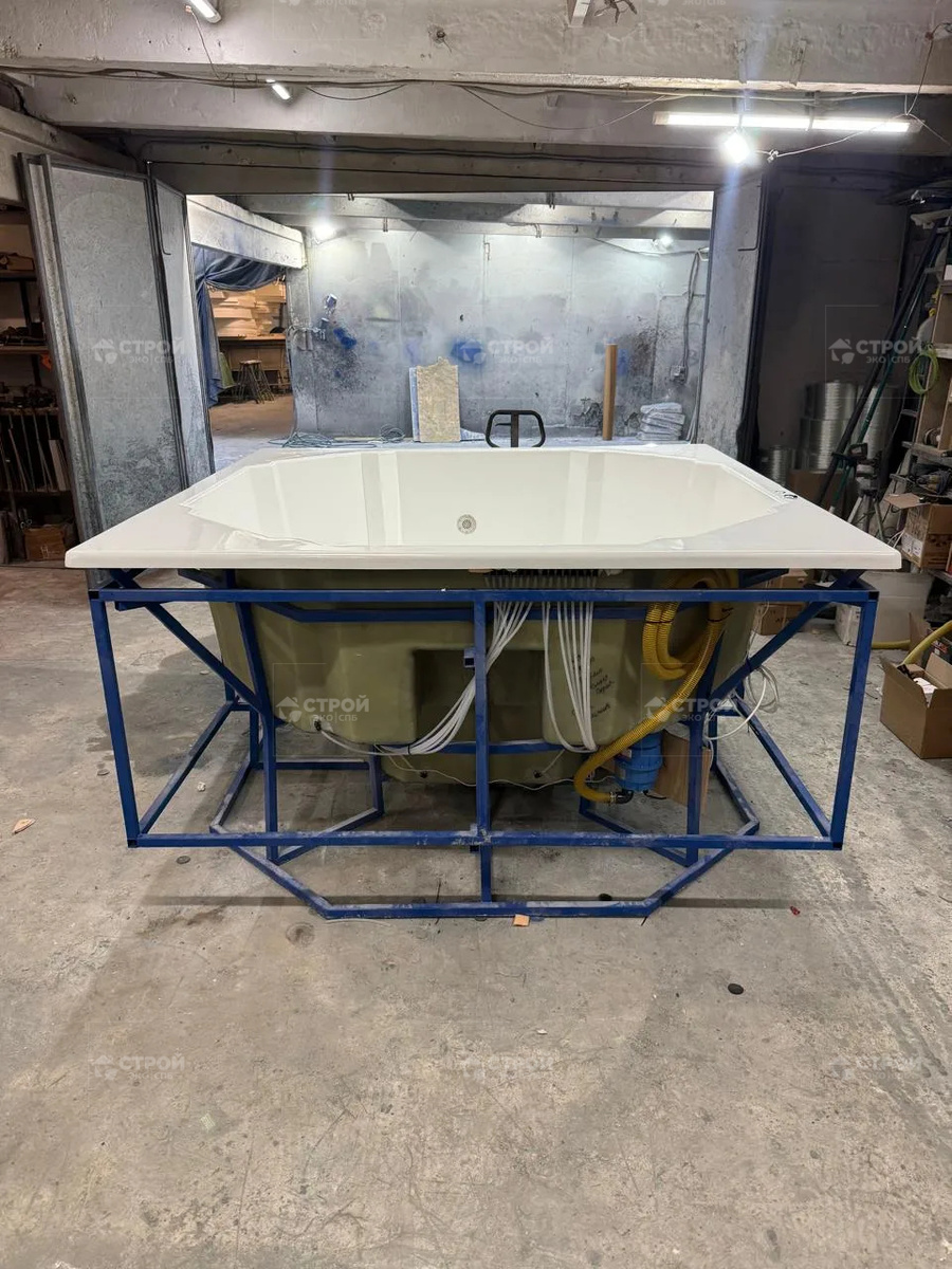 Каркас композитной купели фурако квадратной 2.2х2.2 метра