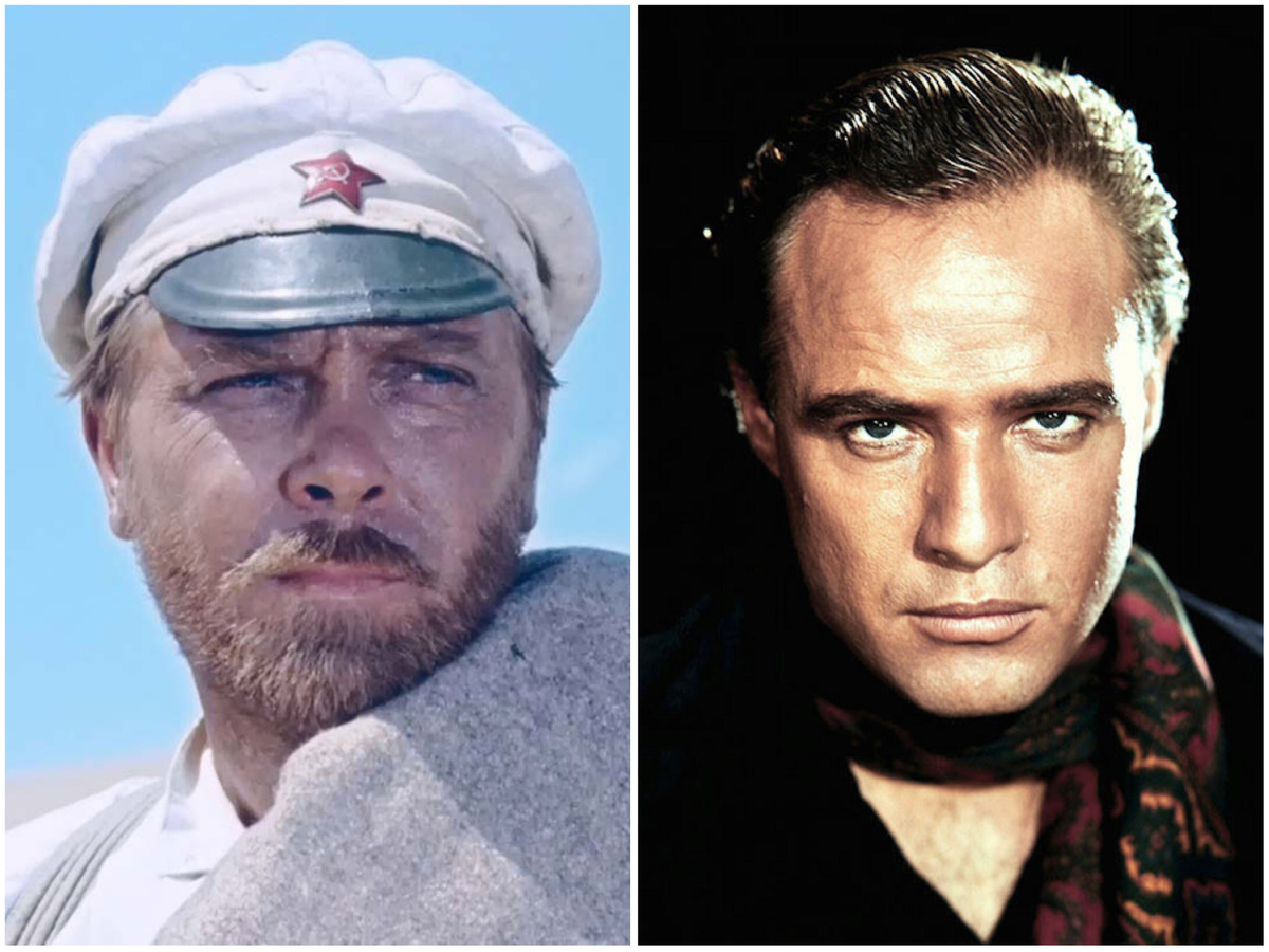 Анатолий Кузнецов и Марлон Брандо