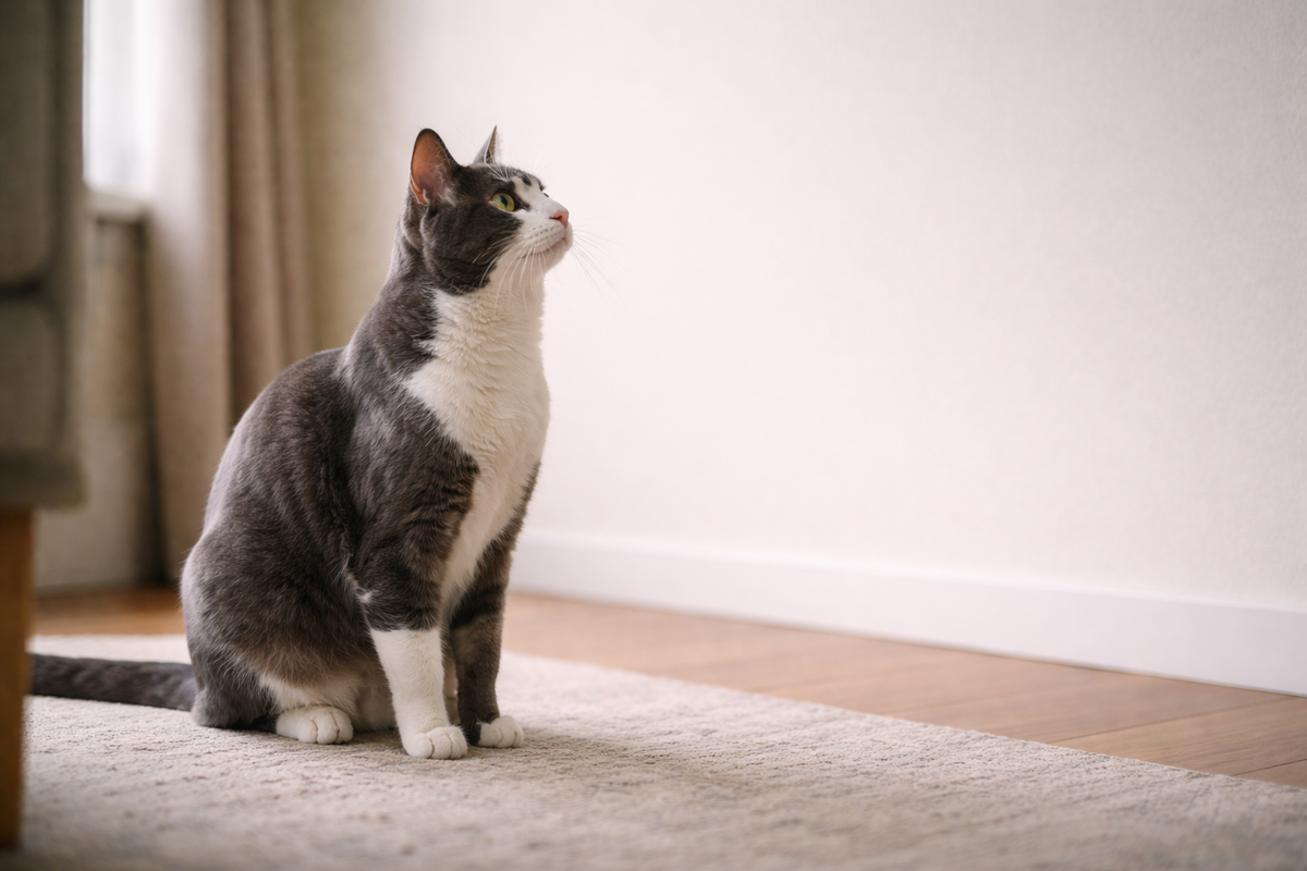 Когда странная кошачья привычка выглядит нелепо, но на деле имеет смысл