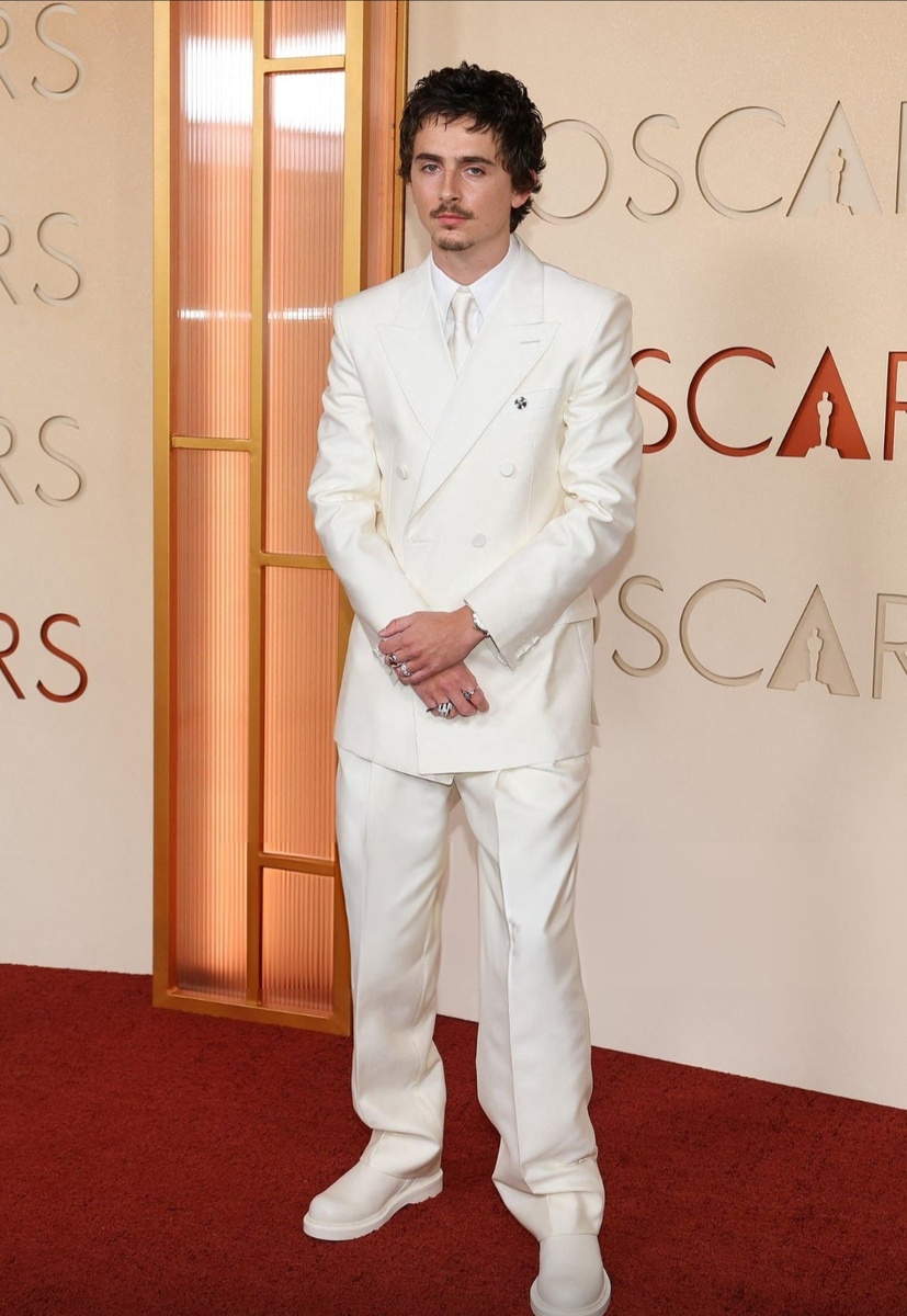 Тимоти Шаламе на красной дорожке Оскар 2026. Материал: Getty Images.