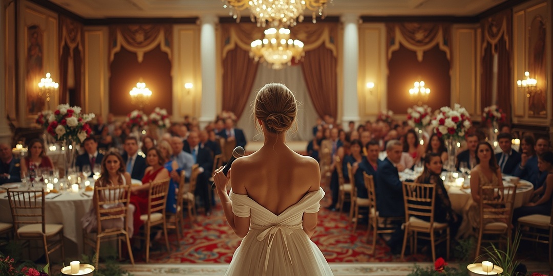 Он бросил меня за день до свадьбы. Я не отменила банкет — я пришла одна и объявила кое-что гостям