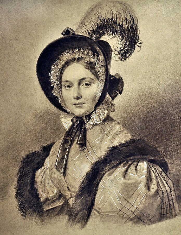 Ольга Ивановна на полотне 1844 года