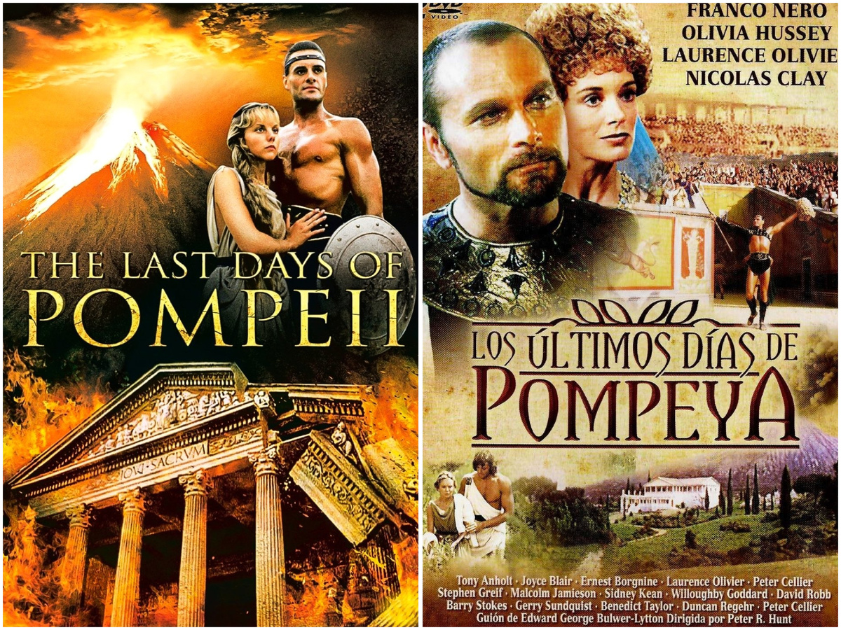 Афиши мини-сериала «Последние дни Помпеи», 1984 год, режиссер Питер Р. Хант