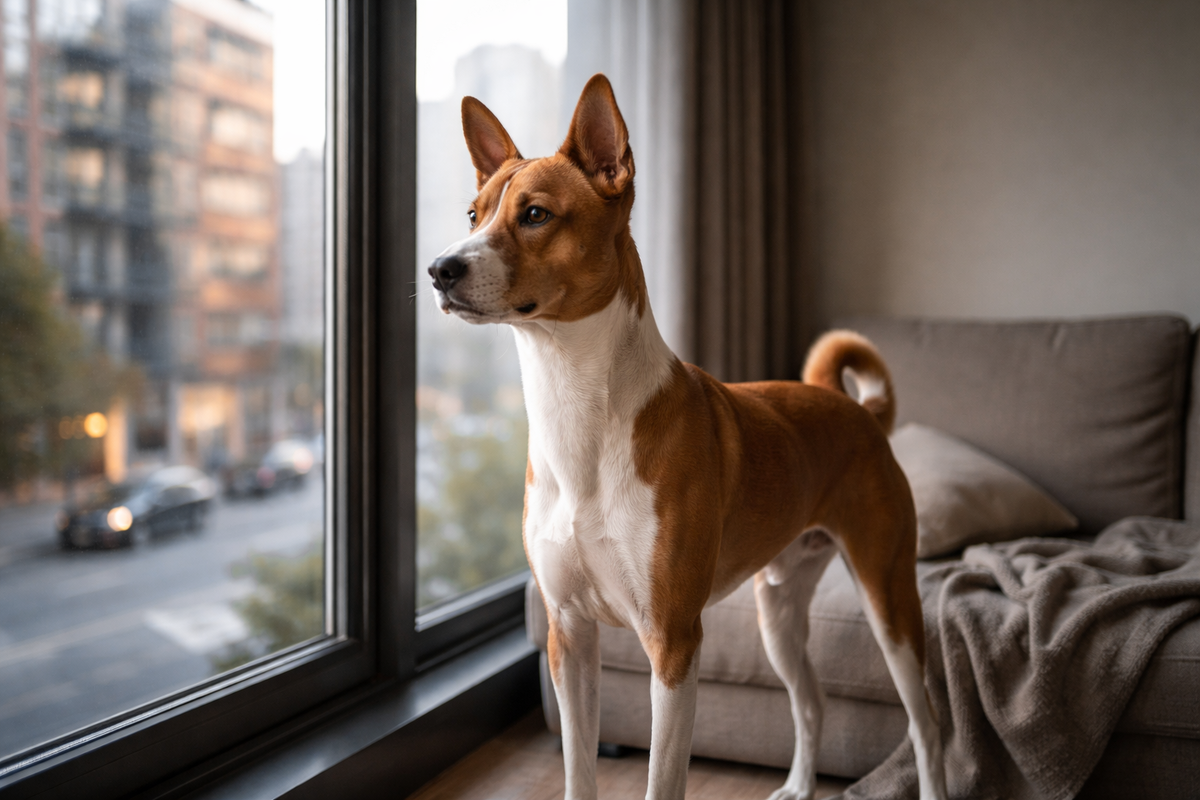 Басенджи в квартире: живой ум и энергия важнее