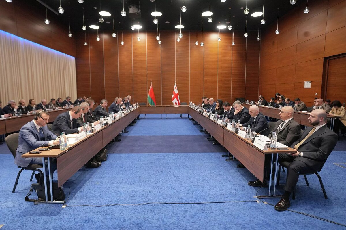 Заседание грузино-белорусской межправительственной комиссии по экономическому сотрудничеству