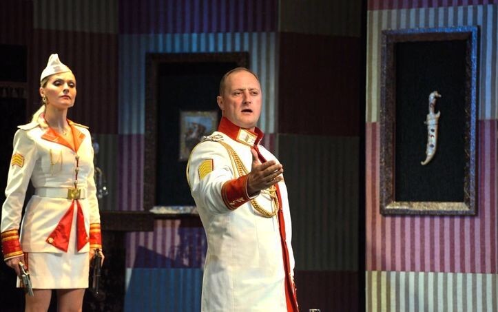 Зибров на спектакле в театре