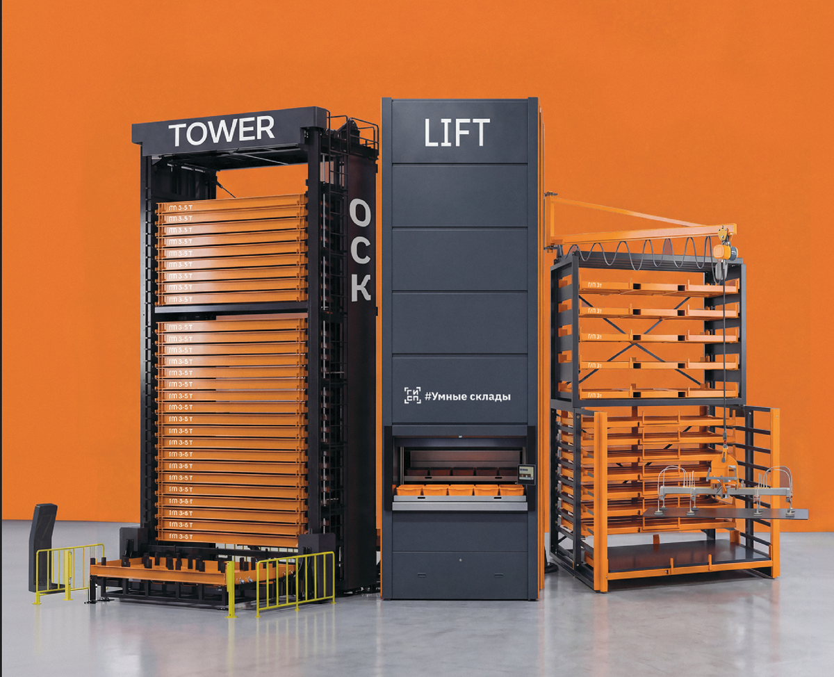 Стеллажи Тауер, Лифт и Шафл