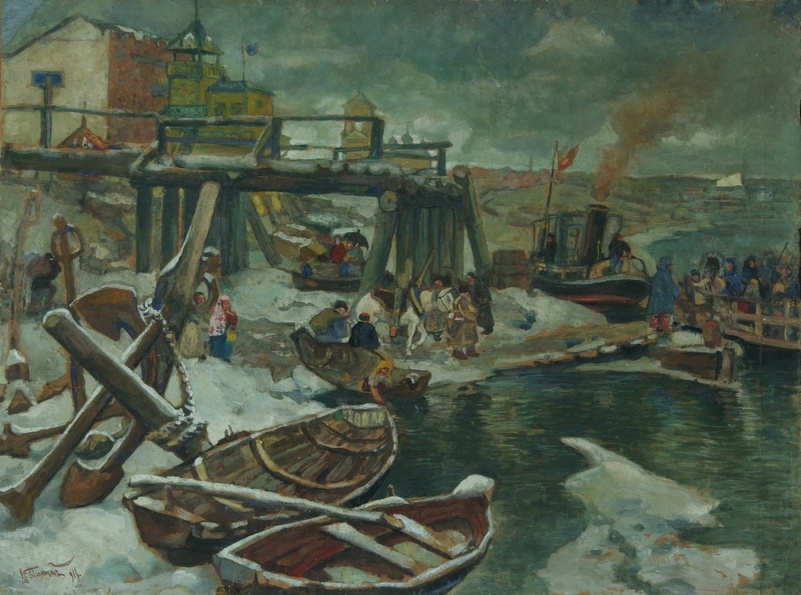 А.Э.Тюлькин. Уфа в 1916 году. 1916. Фонд БГХМ им. М. В. Нестерова.