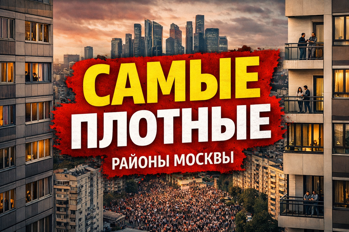 Где в Москве сегодня самая плотная застройка новостроек?