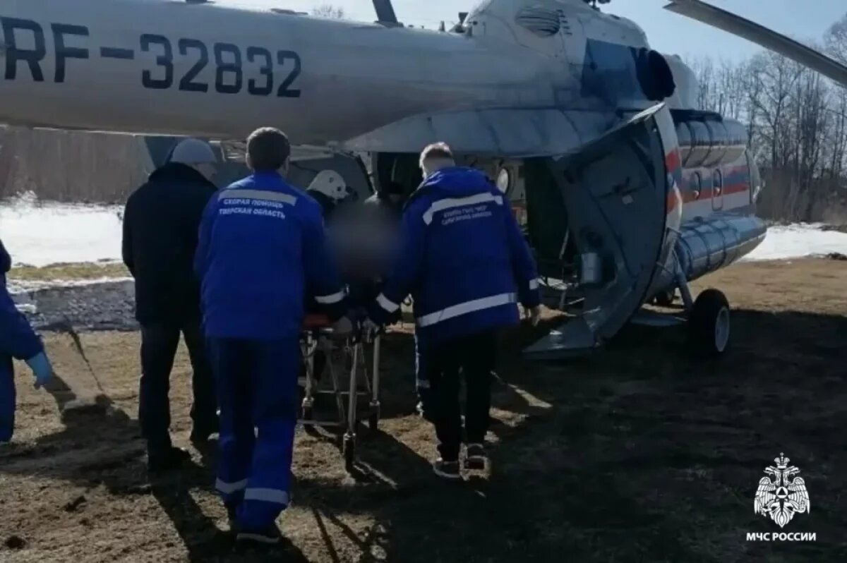    Пациенту в Тверской области потребовалась срочная помощь санитарной авиации