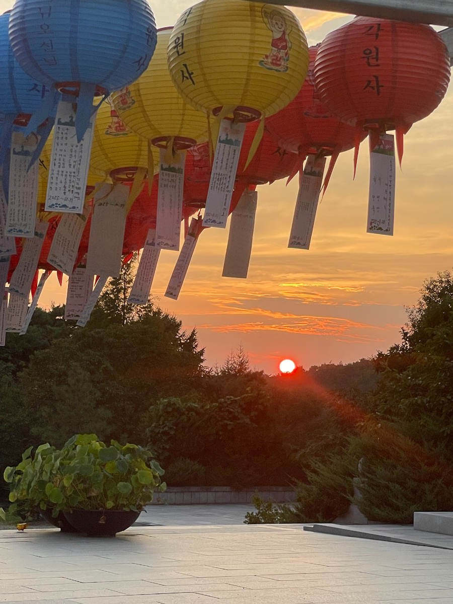 Храм Гаквонса. Закат