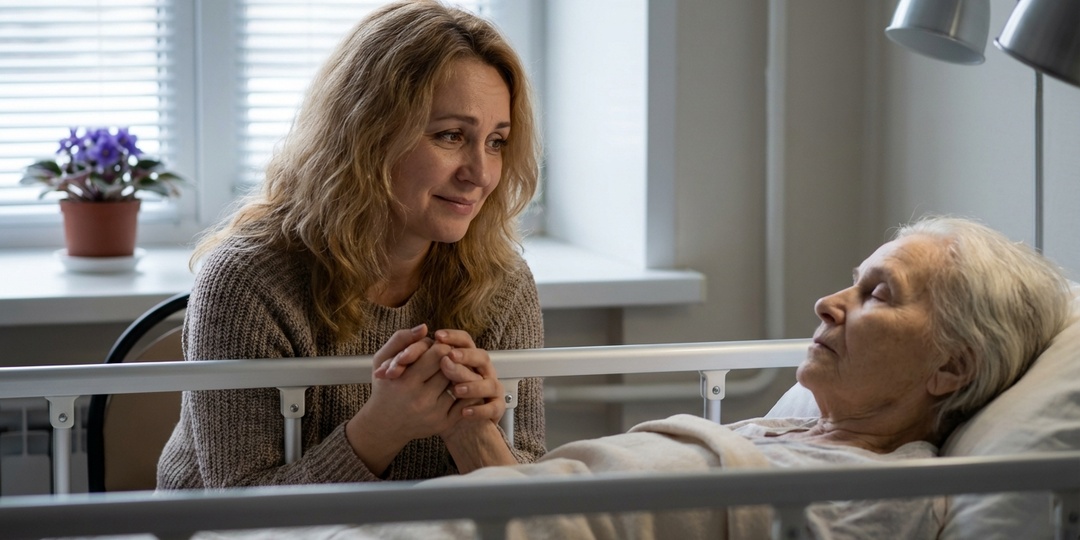 — «Она сама справится, не маленькая», — сказал Денис и лёг спать, а Рита уже надевала куртку и вызывала такси к дому свекрови, где та лежала