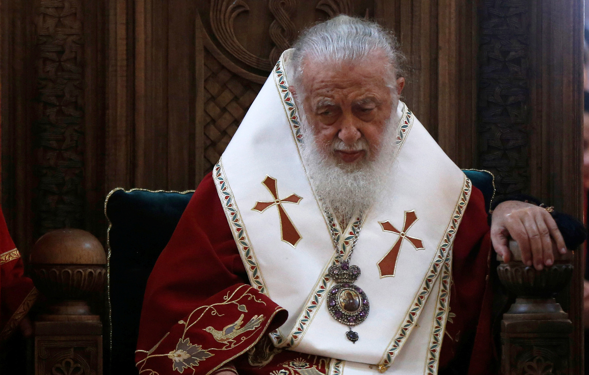    Католикос-Патриарх Илия II  REUTERS/David Mdzinarishvili