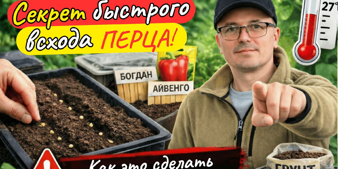 Посадка сладкого перца на рассаду. 4 проверенных сорта и секрет идеального возраста в 60-70 дней для максимального урожая.