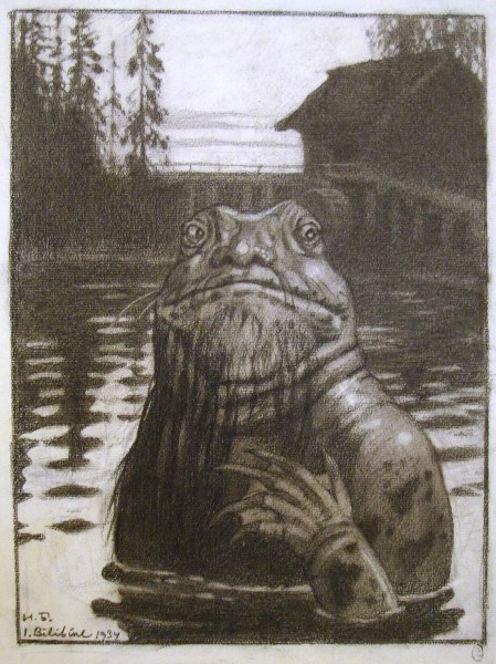 Билибин И. Я.
Водяной
Иллюстрации к книге „Всеобщая мифология. Мифология славян“