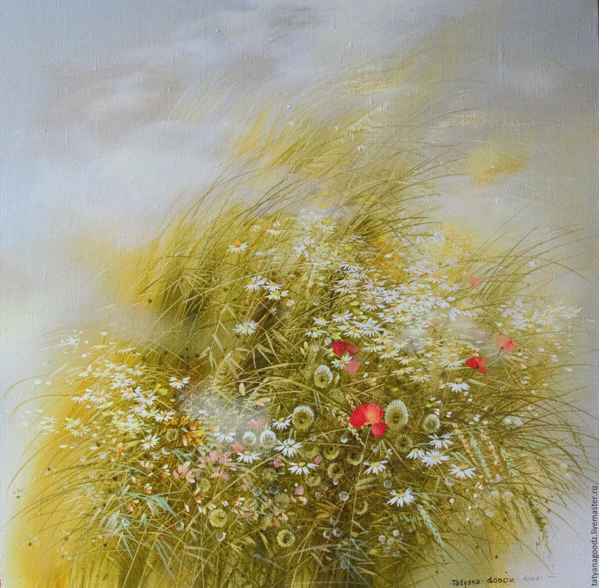 © Татьяна Гудзь. Полюшко. Холст, масло. 