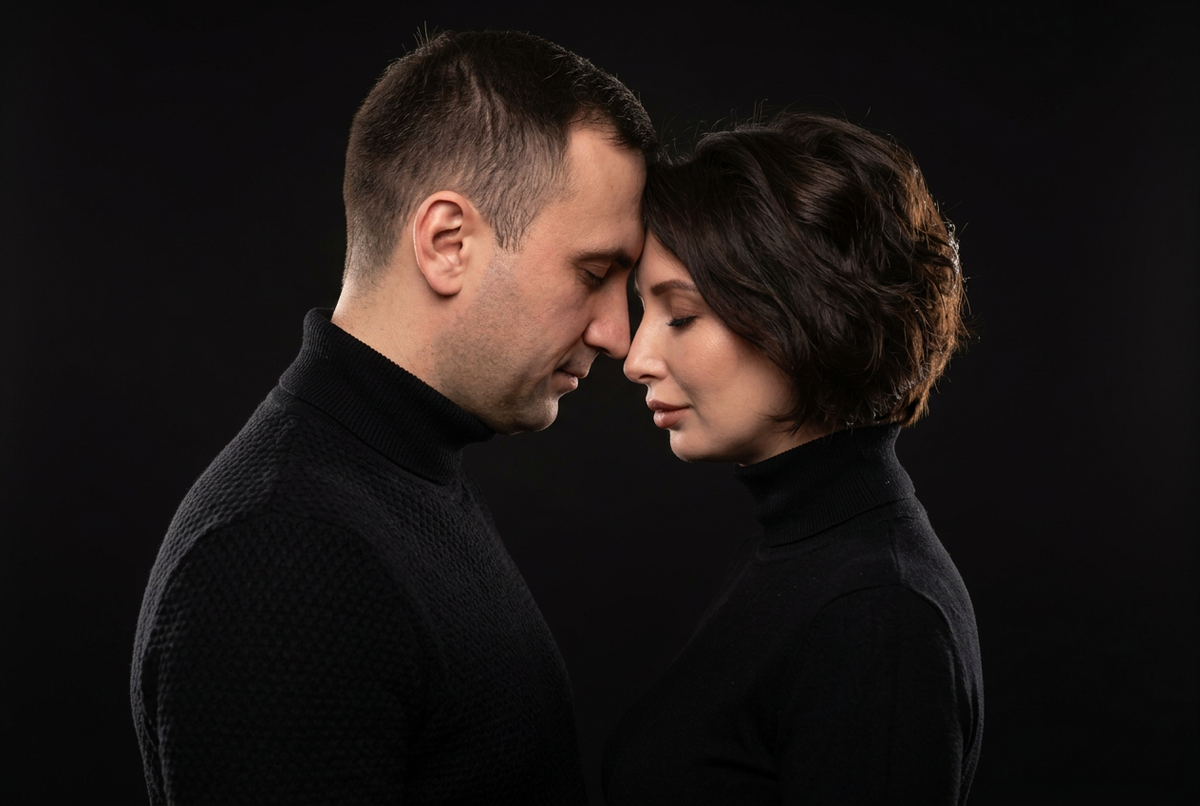 Красивый промт: Нежная пара