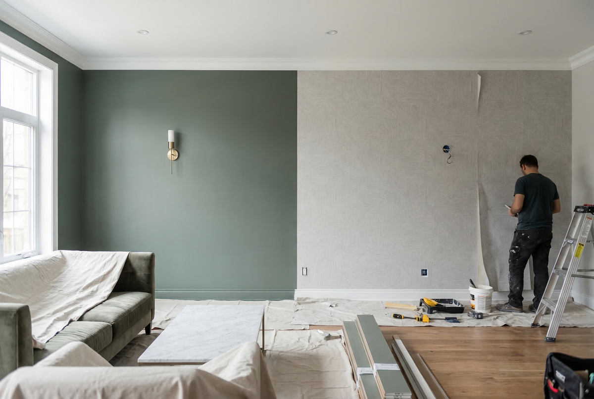 Обои или покраска стен? Главный спор при ремонте новостройки и как сделать правильный выбор